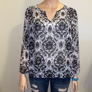 Lane Bryant 22/24 Black White Top
